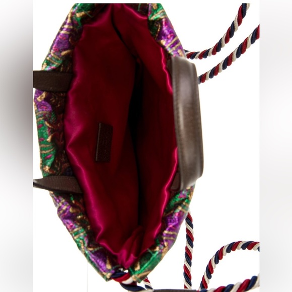 Gucci Brocade Animalier Bow backpack main image 6